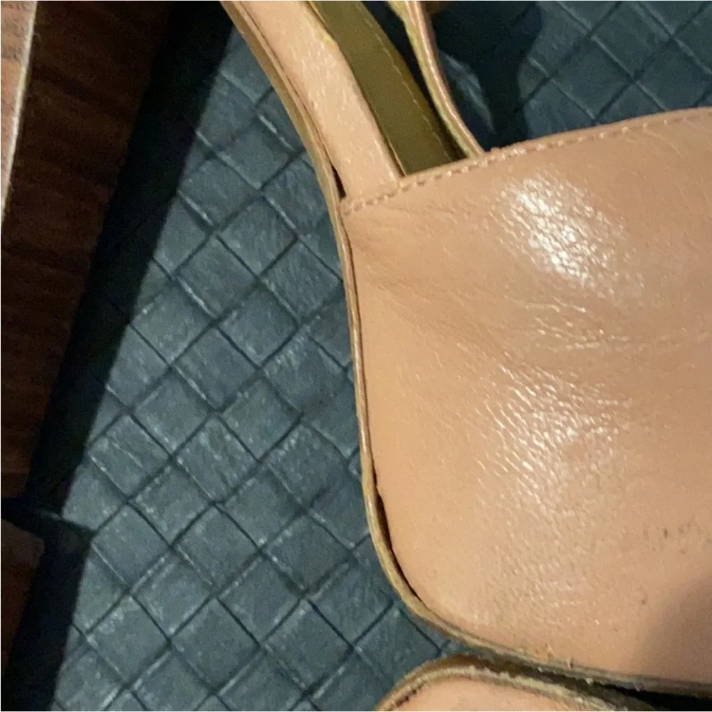 Authentic See by Chloe designer leather platform heels 6.5